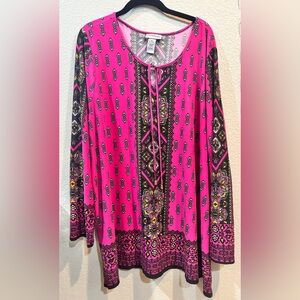 Catherine  Patterned Women's Top